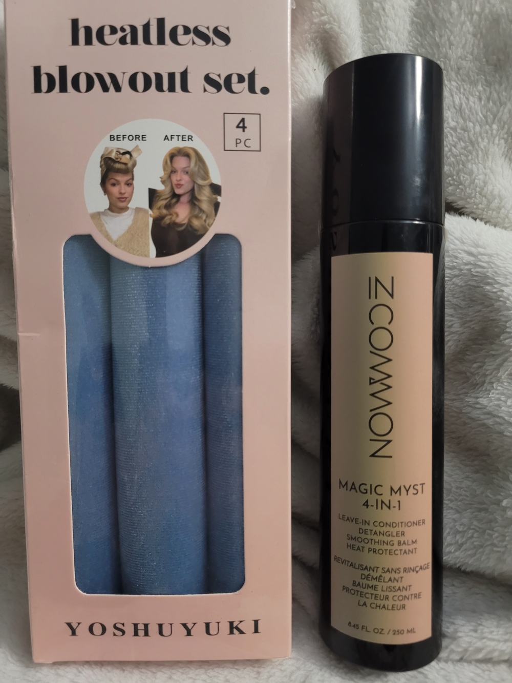 Heatless Blowout Set + In Common Magic Myst 4-in-1 Hair Treatment Bundle